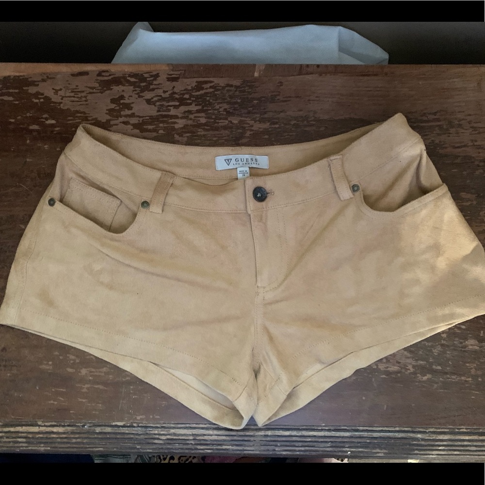 Vegan Suede Guess Shorts